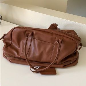 Faux leather Overnight bag